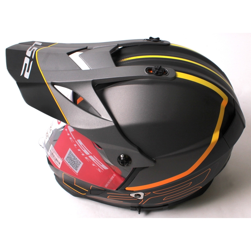 Kask enduro LS2 MX436 Pioneer Element czarny matowy - II. jakość