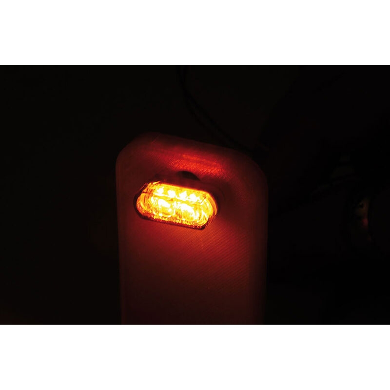 Kierunkowskazy motocyklowe Highsider Smart Module 1 Pro LED 3w1 dymno-szare