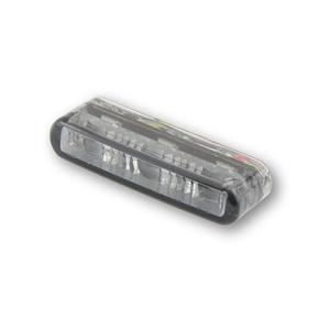 Tylna lampa motocyklowa Highsider Smart Shorty 2 Pro, szaro-dymna