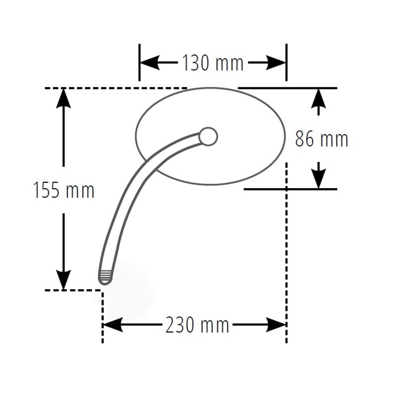 Lusterko wsteczne Highsider Smart Booster 2 lewe/prawe czarne