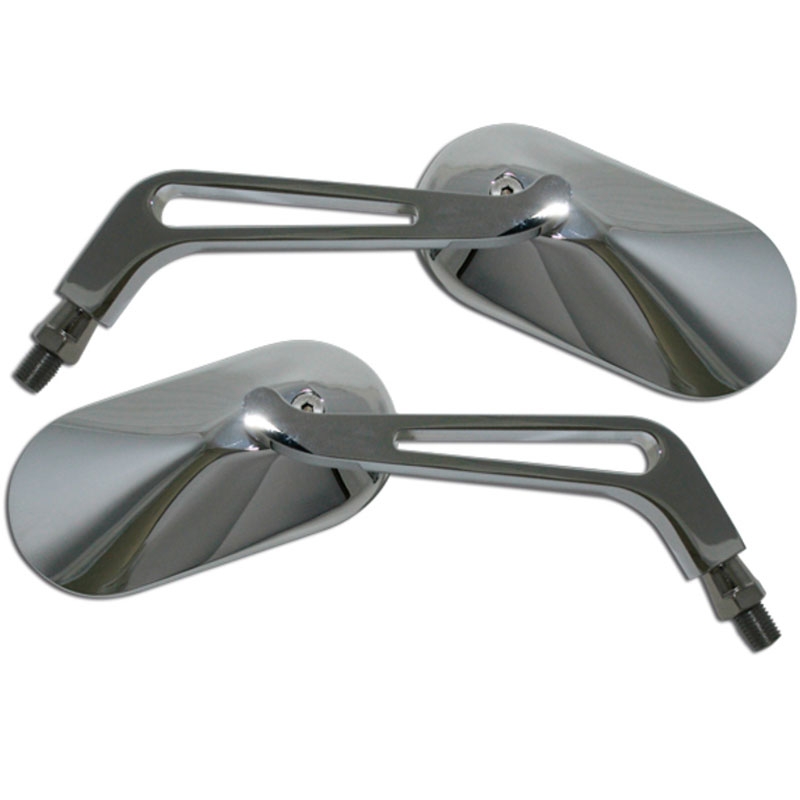 Lusterko wsteczne Highsider Smart Oval lewe/prawe chrom