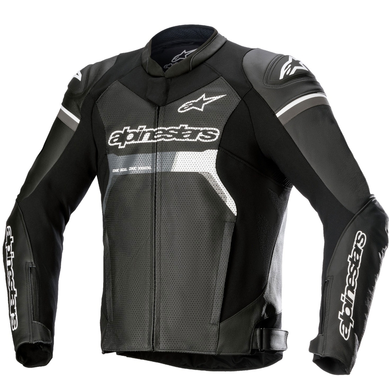 Kurtka motocyklowa skórzana Alpinestars GP Force Airflow czarna