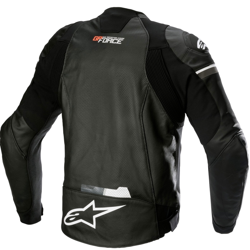 Kurtka motocyklowa skórzana Alpinestars GP Force Airflow czarna