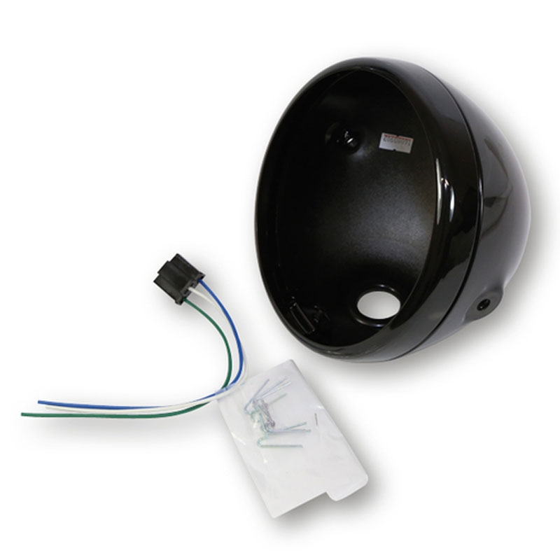 Obudowa reflektora Highsider Smart Reno 7 cali błyszcząca czerń