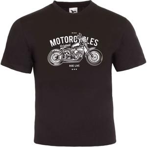 RSA Motorcycles Ride Live T-shirt czarny