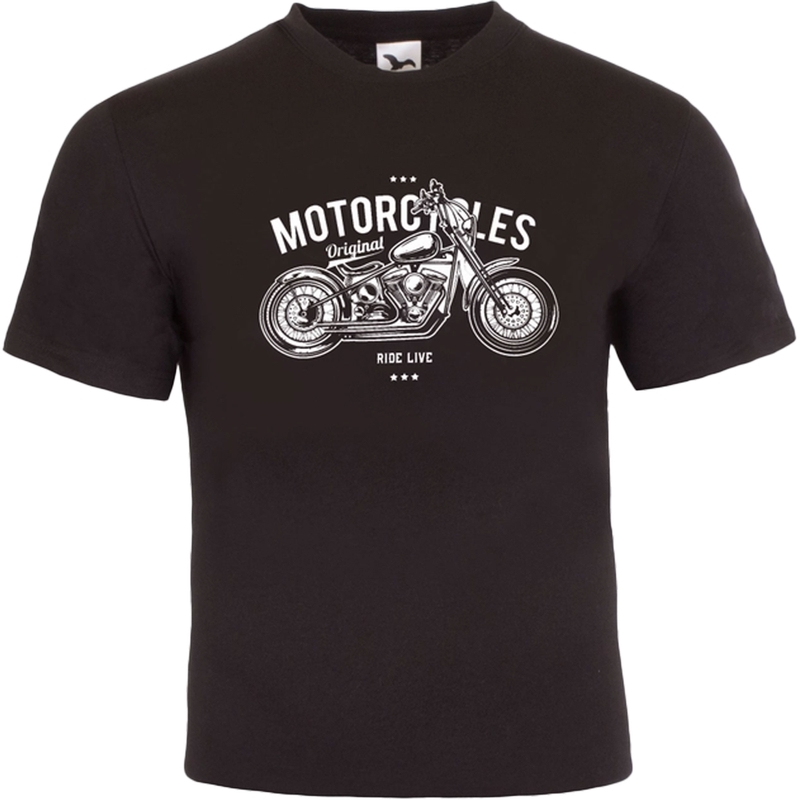 RSA Motorcycles Ride Live T-shirt czarny
