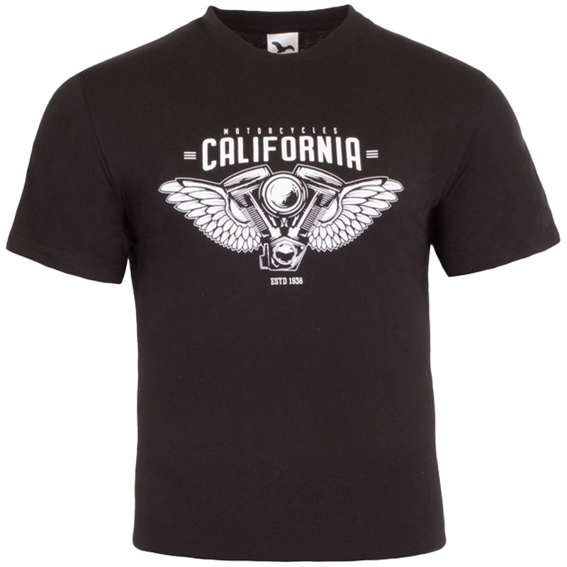 T-shirt RSA Motorcycles California czarny