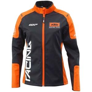 Damska kurtka softshell KTM Team czarno-pomarańczowa