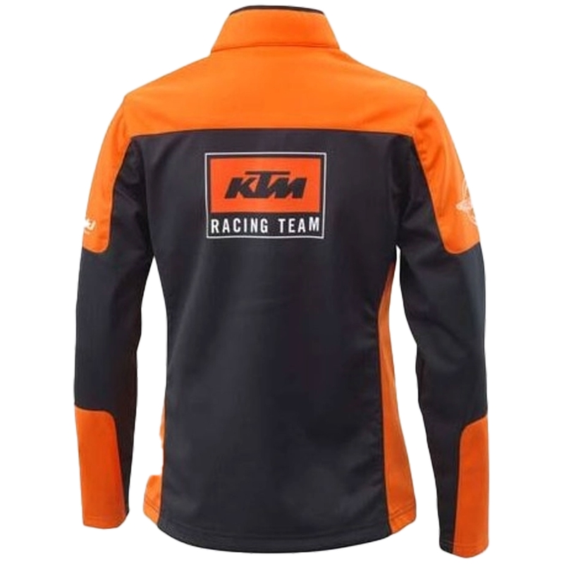 Damska kurtka softshell KTM Team czarno-pomarańczowa