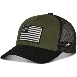Alpinestars Flag Snap Hat zielono-czarny
