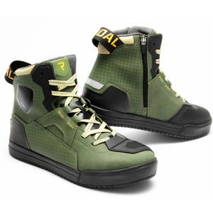 Buty motocyklowe Rebelhorn Vandal II khaki-czarno-pomarańczowe