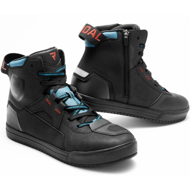 Buty motocyklowe Rebelhorn Vandal II czarno-niebieskie