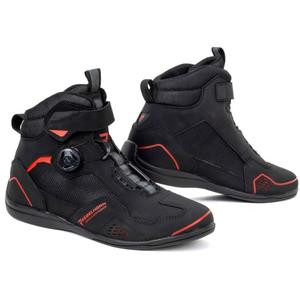 Buty motocyklowe Rebelhorn Spark II czarno-czerwone.