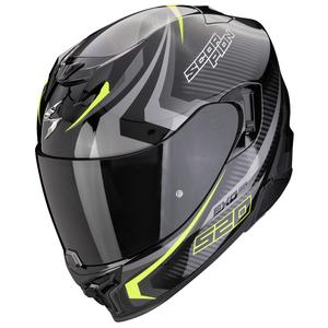 Kask motocyklowy integralny Scorpion EXO-520 EVO AIR TERRA czarno-srebrno-fluo-żółty