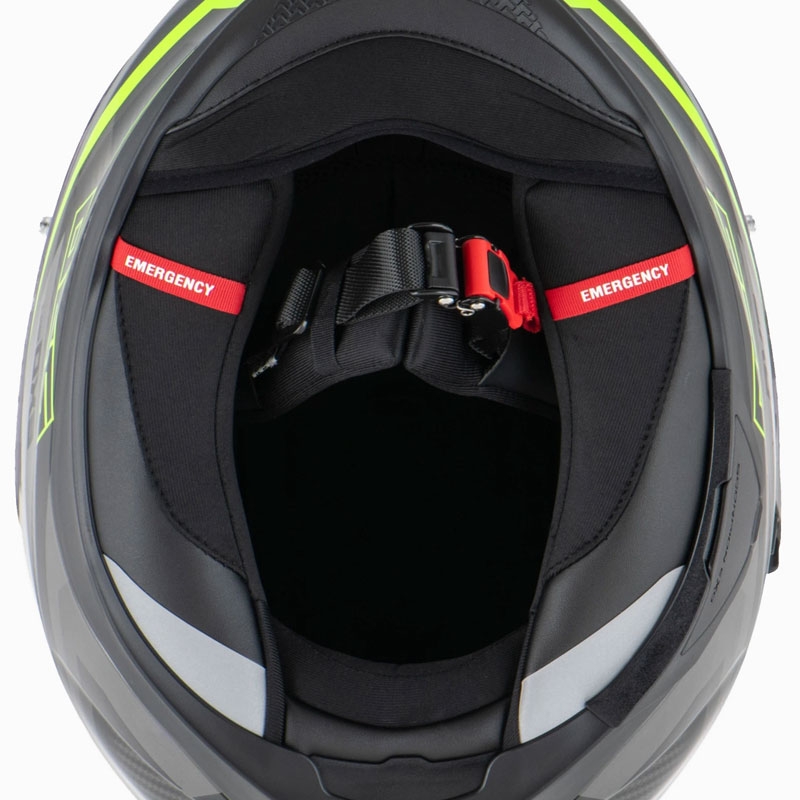 Kask motocyklowy integralny Scorpion EXO-520 EVO AIR TERRA czarno-srebrno-fluo-żółty wyprzedaż
