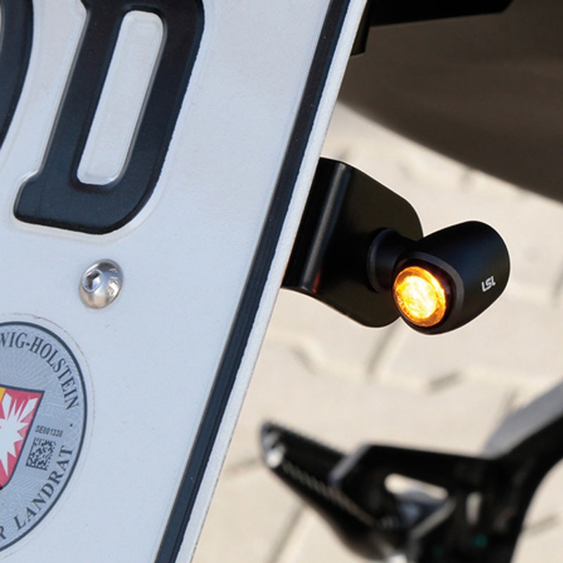 Wskaźniki LED Highsider Nova LED Indicator matowo-czarne 2 szt.