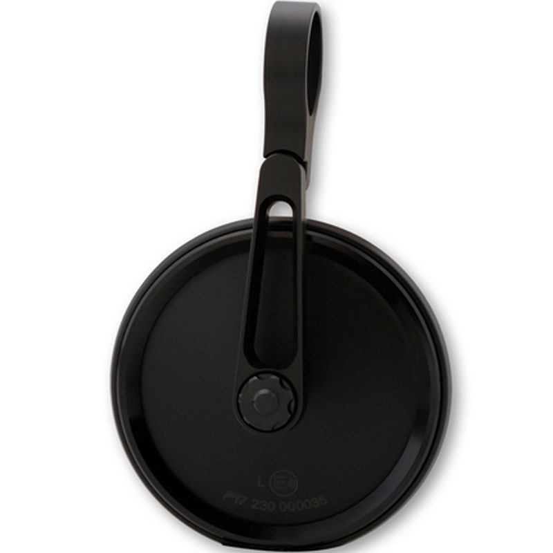 Lusterka na końcówki kierownicy Highsider PRO Nova-Run krótkie czarne 2 szt.