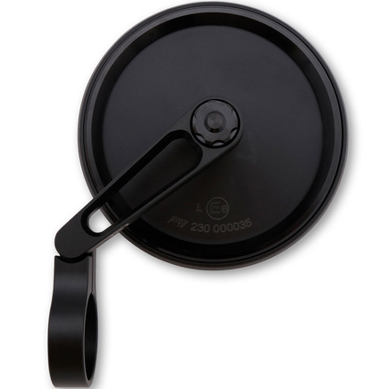 Lusterka na końcówki kierownicy Highsider PRO Nova-Run krótkie czarne 2 szt.