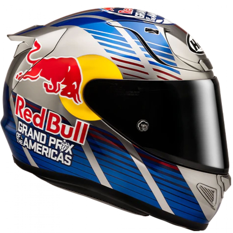 Kask motocyklowy integralny HJC RPHA 12 Red Bull Austin GP II MC21 niebiesko-szary