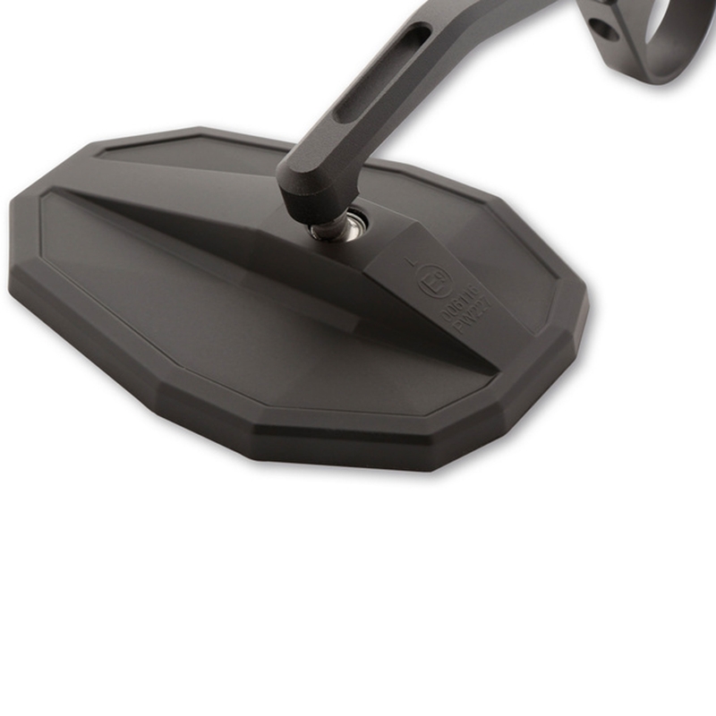 Lustro Highsider Smart Straight z długim ramieniem, czarne