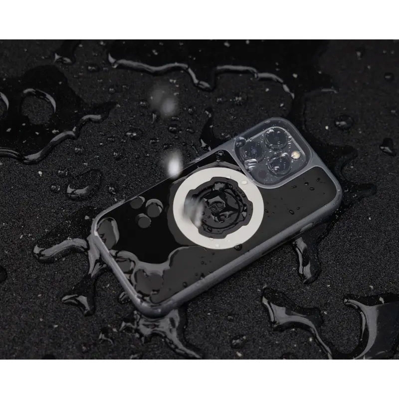 Etui przeciwdeszczowe Quad Lock® na iPhone'a 14 Pro, przezroczyste