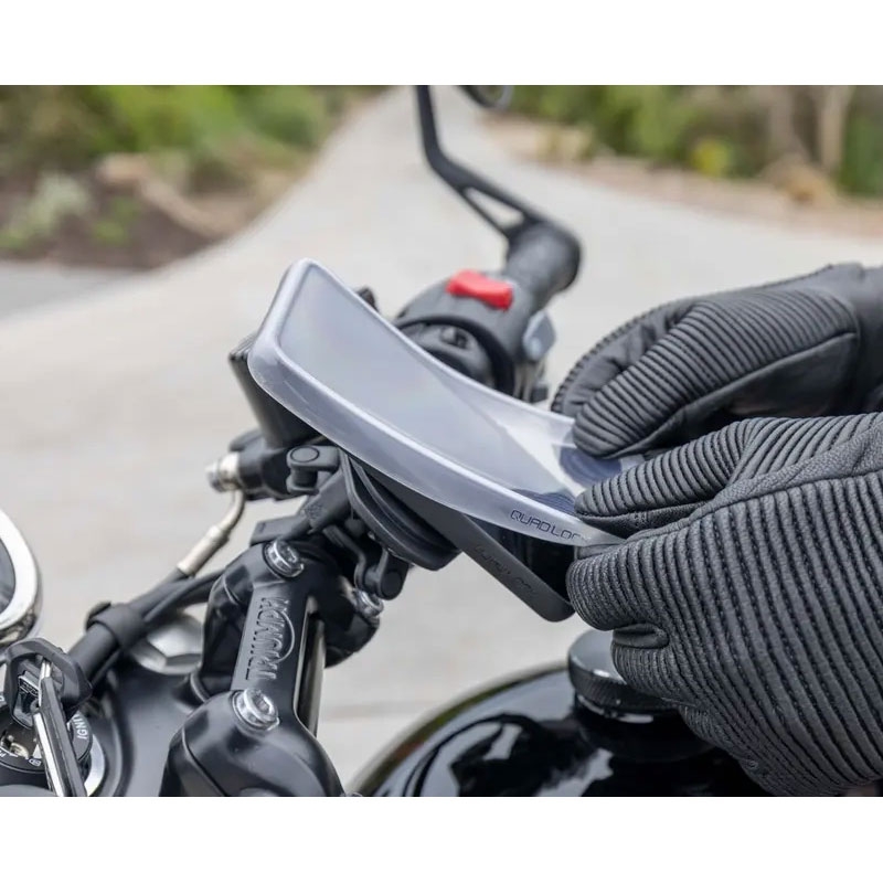 Etui przeciwdeszczowe Quad Lock® na iPhone'a 14 Pro, przezroczyste