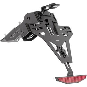 Uchwyt na tablicę rejestracyjną z podświetleniem Highsider License Akron RS PRO KTM 790 DUKE ABS i 890 DUKE R czarny