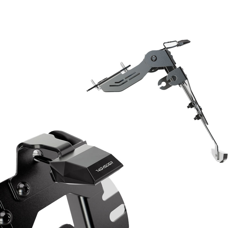Uchwyt na tablicę rejestracyjną z podświetleniem Highsider License Akron RS PRO KTM 790 DUKE ABS i 890 DUKE R czarny