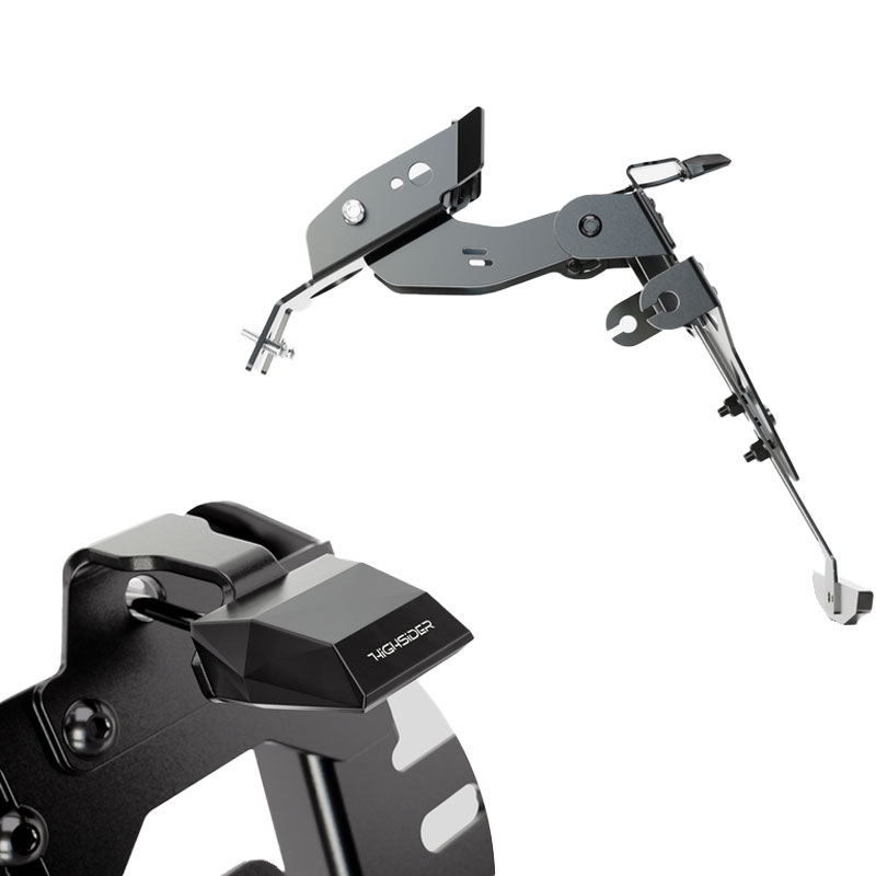 Uchwyt na tablicę rejestracyjną z podświetleniem Highsider License Akron RS PRO KTM 690 SMC R czarny