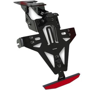 Uchwyt na tablicę rejestracyjną z oświetleniem Highsider Akron RS PRO Triumph SPEED TRIPLE 1050 czarny