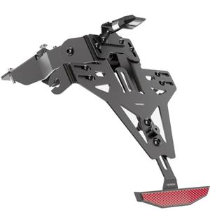 Uchwyt na tablicę rejestracyjną z oświetleniem Highsider Akron RS PRO Honda CB 500 czarny