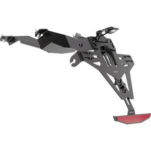 Uchwyt na tablicę rejestracyjną z oświetleniem Highsider Akron RS PRO Honda CB 125 R NEO czarny