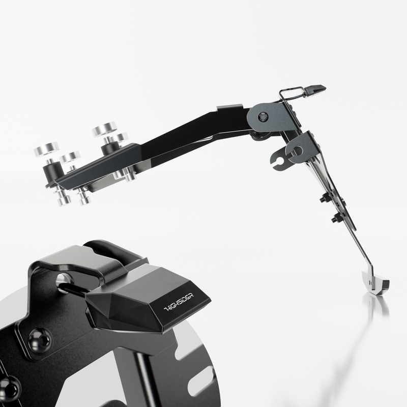 Uchwyt na tablicę rejestracyjną z podświetleniem Highsider Akron RS PRO HUSQVARNA 401 czarny