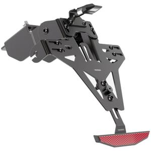 Uchwyt tablicy rejestracyjnej z podświetleniem Highsider Akron RS PRO Kawasaki ER-6 F,N czarny