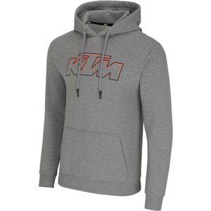 Bluza z kapturem KTM Essential w kolorze jasnoszarym melanż