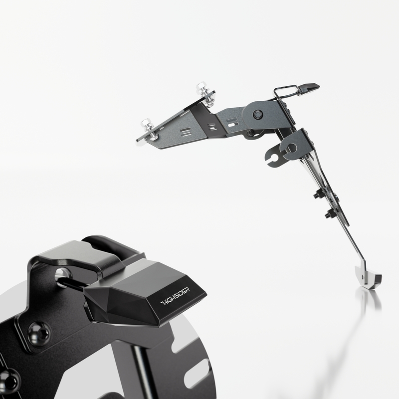 Uchwyt na tablicę rejestracyjną ze światłem Highsider Akron RS PRO Kawasaki Ninja i Z Black