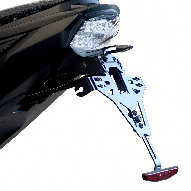 Uchwyt tablicy rejestracyjnej z podświetleniem Highsider Akron RS PRO Suzuki GSX-R 125 czarny