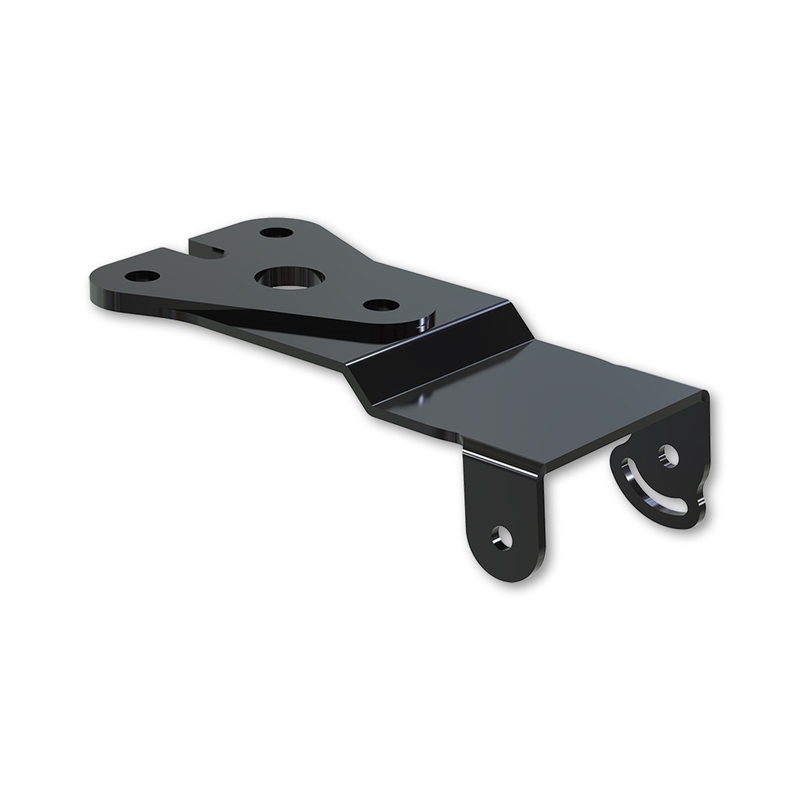 Uchwyt tablicy rejestracyjnej z podświetleniem Highsider Akron RS PRO Yamaha YZF-R125 (ABS) czarny
