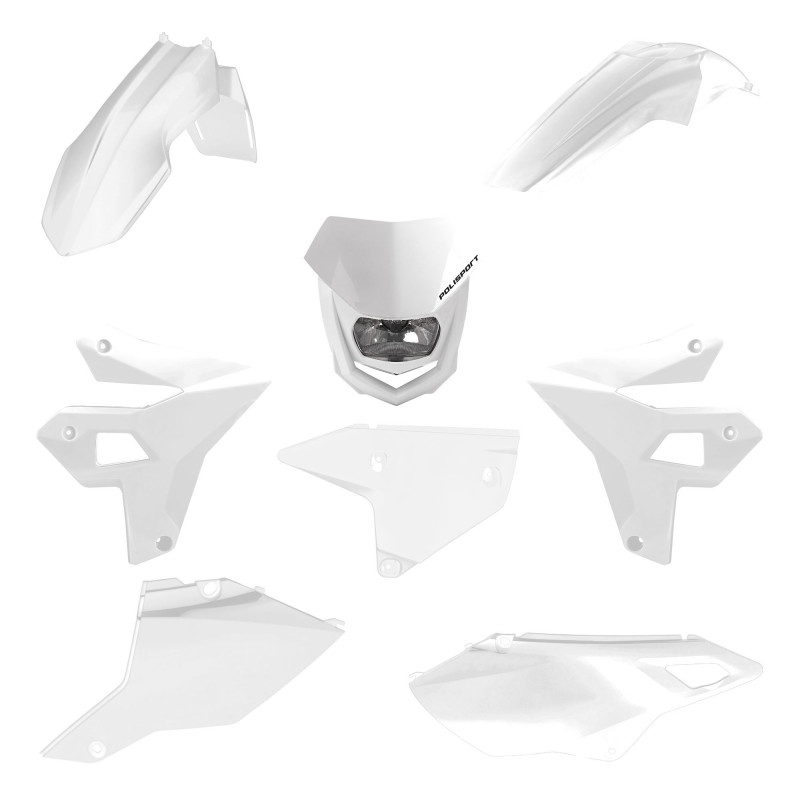 Plastic body kit POLISPORT restyling White