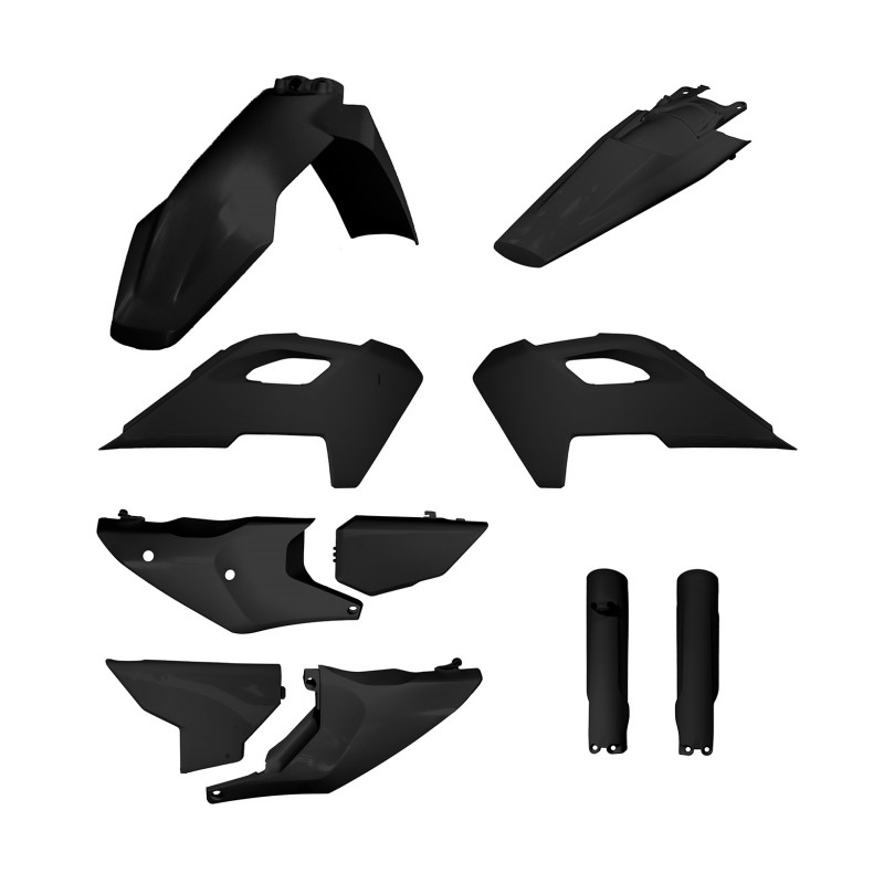 Plastic body kit POLISPORT Black