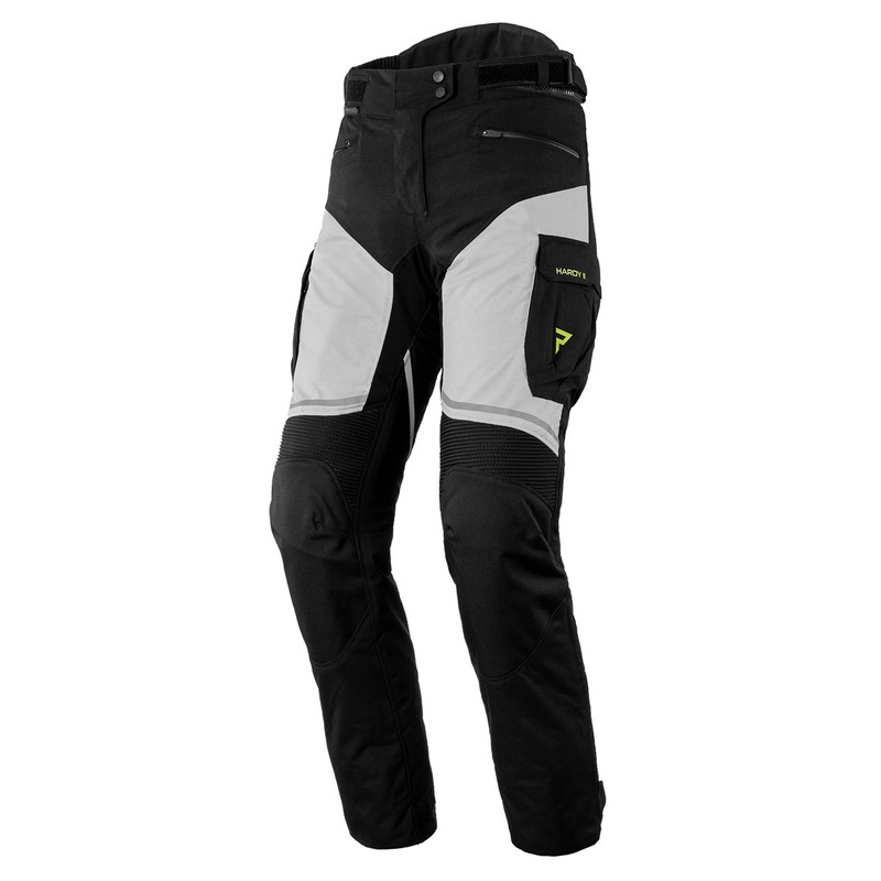 Damskie spodnie motocyklowe Rebelhorn Hardy II szaro-czarno-fluo żółte wyprzedaż