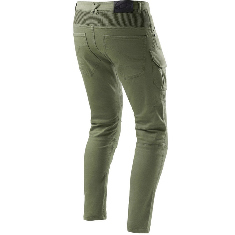 Jeansy motocyklowe Ozone Faster TP zielone