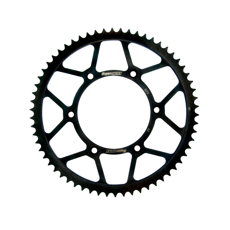 Rear sprocket SUPERSPROX black 62T, 420