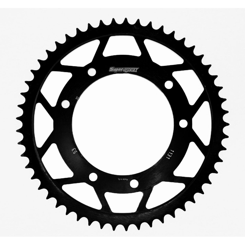 Rear sprocket SUPERSPROX black 53T, 420