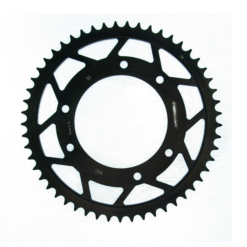 Rear sprocket SUPERSPROX black 53T, 420