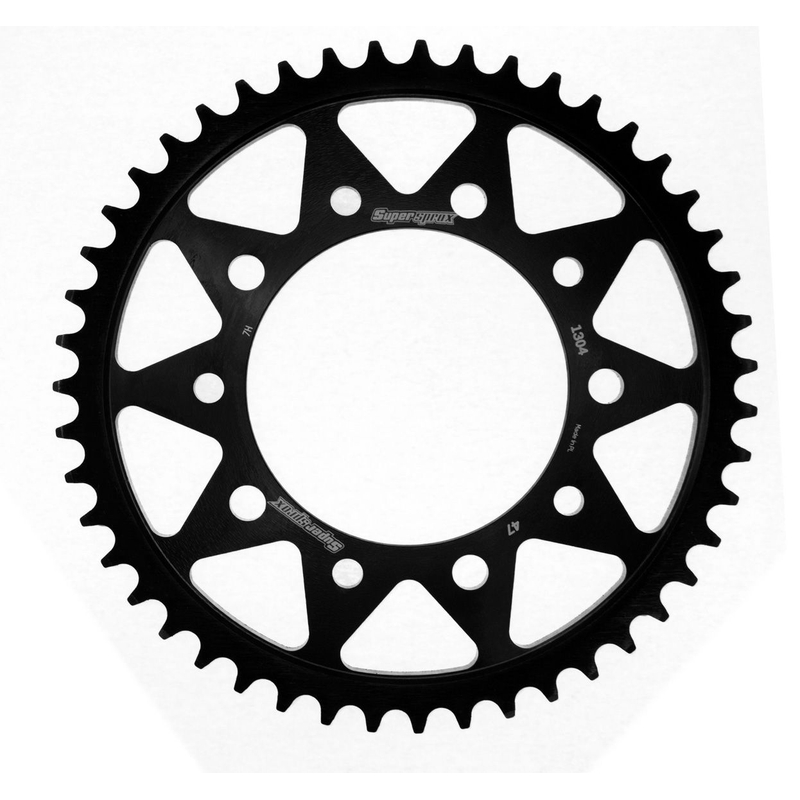 Rear sprocket SUPERSPROX black 47T, 525