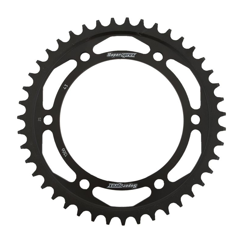 Rear sprocket SUPERSPROX black 43T, 530