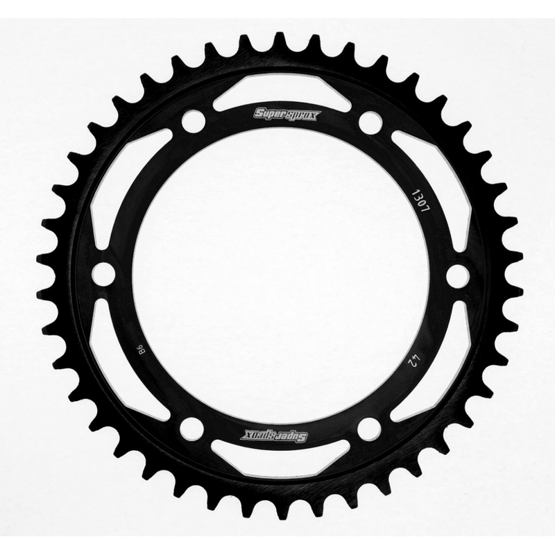 Rear sprocket SUPERSPROX black 42T, 525