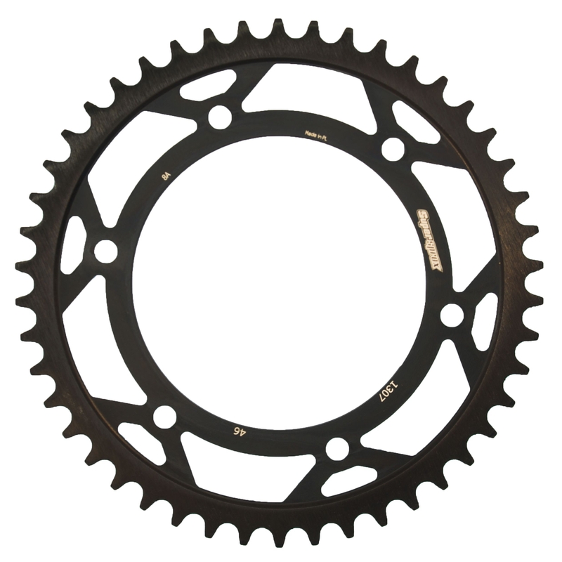 Rear sprocket SUPERSPROX black 46T, 525