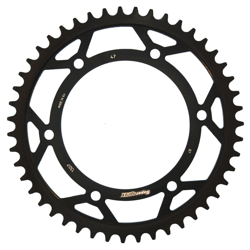 Rear sprocket SUPERSPROX black 47T, 525